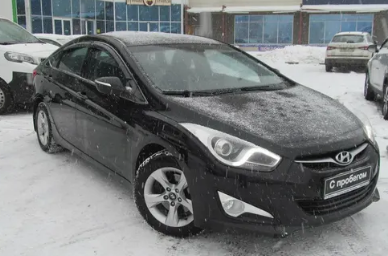 Дефлекторы окон (ветровики) Hyundai I40 Sd 2011 ХРОМ.МОЛДИНГ (Хюндай Ай40) Кобра Тюнинг